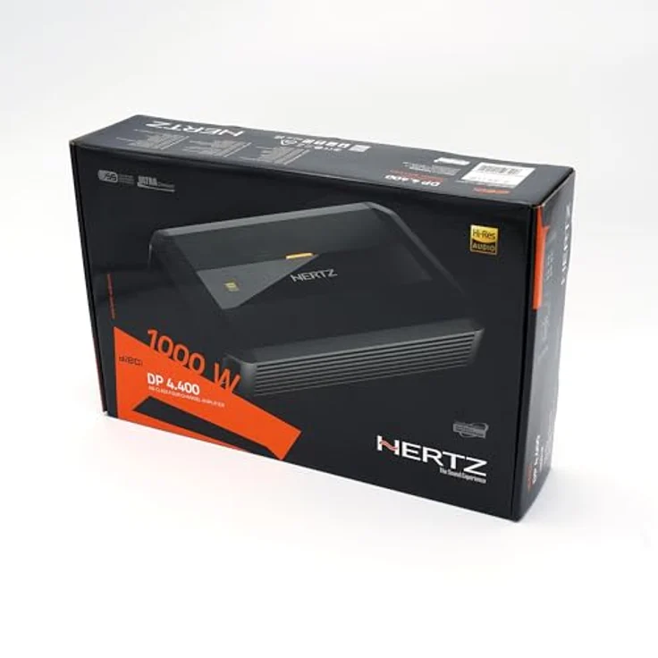 Hertz DIECI DP 4.400, 4-Kanal Class AB Verstärker mit 1000 W Ausgangsleistung und Hoch-Resolution Audio-Zertifizierung – Bild 9