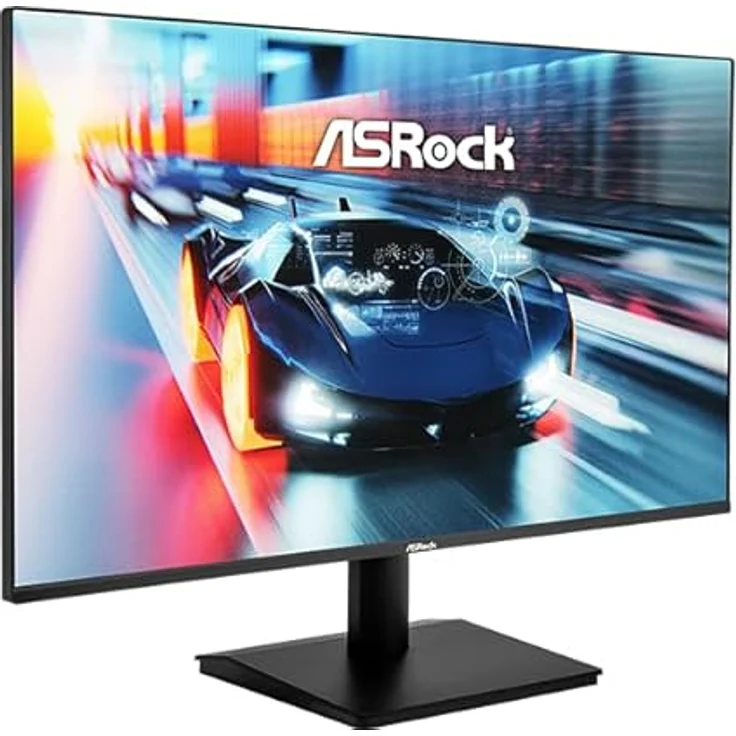 ASRock CL27FFA, 27 Zoll FHD Monitor mit 120Hz, 1ms Reaktionszeit, HDMI & VGA, Schwarz – Bild 2
