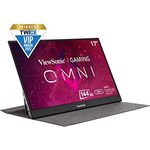 Viewsonic VX1755 43,9 cm (17 Zoll) Portable Gaming Monitor (Full-HD, IPS-Panel, 144 Hz) Schwarz, 9.7"x15.6"x0.7"
