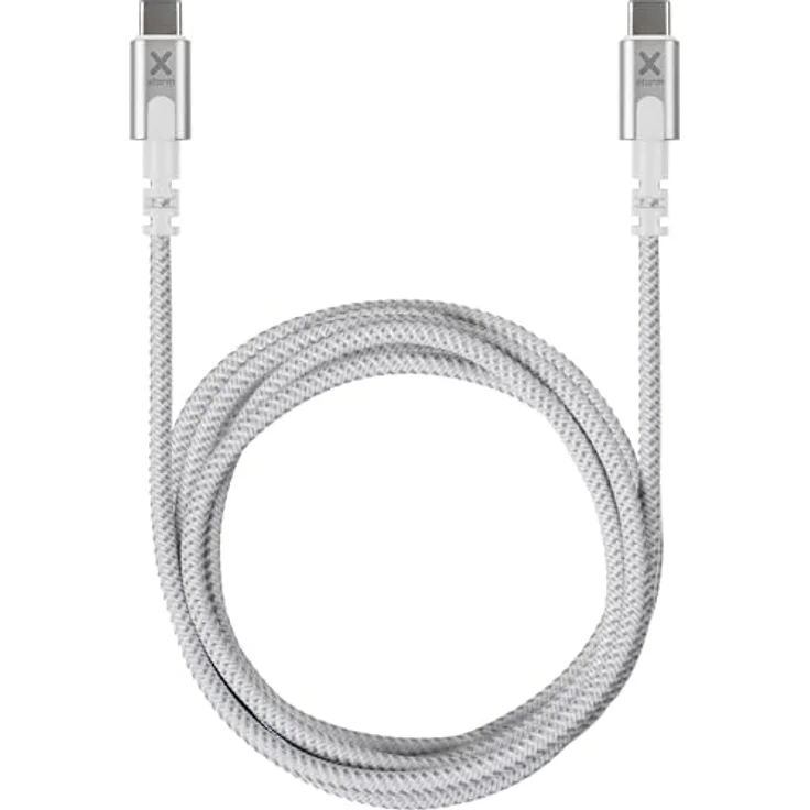 Xtorm Original Cable Series, USB-C zu USB-C PD Kabel, 240W Schnellladekabel, 2 Meter, weiß