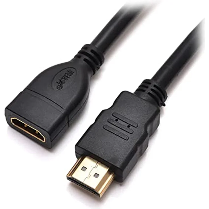 Aukson B40 HDMI Verlängerungskabel 30cm, HDMI Stecker auf Buchse, 1080P Audio-Video-Übertragung, Adapter für TV, Monitor - Flexibles und kompaktes Design, unterstützt Auflösungen bis 1080p – Bild 3
