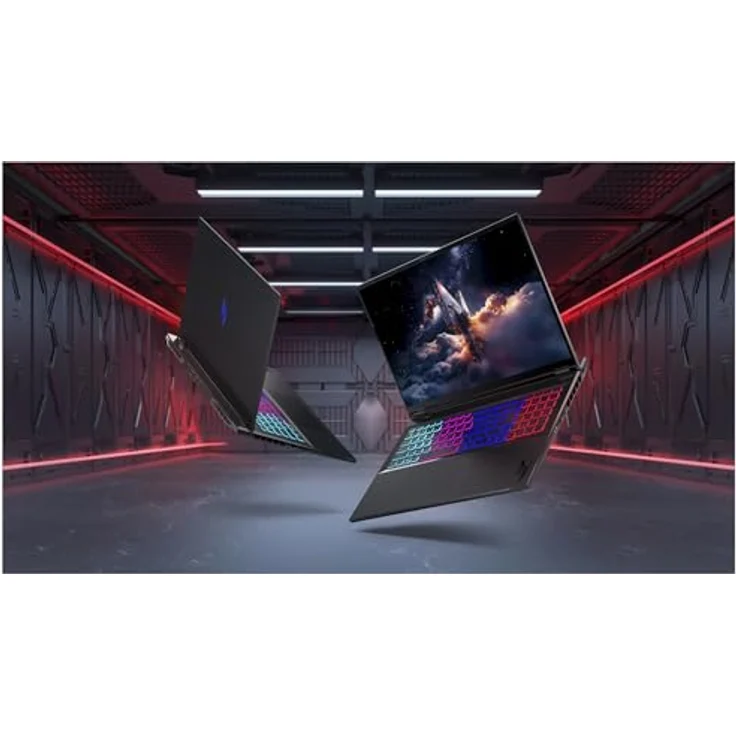 Acer Nitro 18 AI AN18-61-R698, 18" WQXGA Notebook mit AMD Ryzen AI 7 350, NVIDIA GeForce RTX 5060, 16 GB RAM, 1 TB SSD, Schwarz – Bild 10