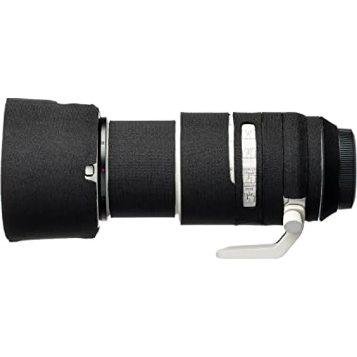 easyCover Lens Oak, Objektivschutz für Canon RF 70-200mm F2.8L is USM, schwarz, wasserfestes Neopren-Nylon-Material