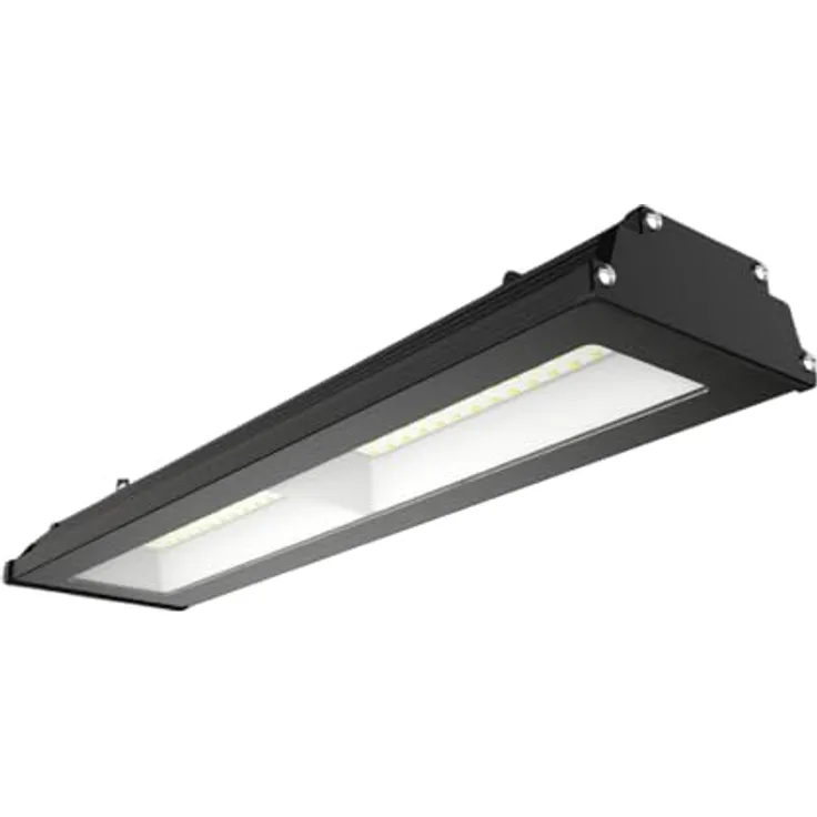 LUXULA Basic LED Hallenstrahler 100W 10000lm 4000K Neutralweiß - IP65 IK06 - Linear Hallenleuchte High Bay Werkstatt Lager