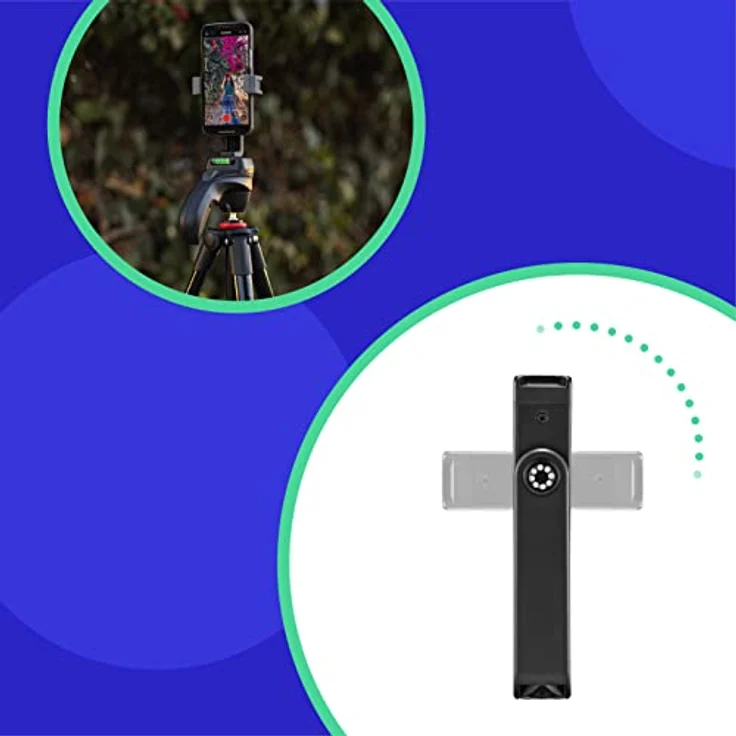 JOBY Compact Action Kit, Kamera-/Smartphone-Stativ mit Kugelkopf, Universal ¼-20" Schnellspanner, Smartphone-Halterung, Tragetasche für CSC, DSLR, spiegellose Kamera, Farbe: Schwarz, 1,5kg Kapazität – Bild 3