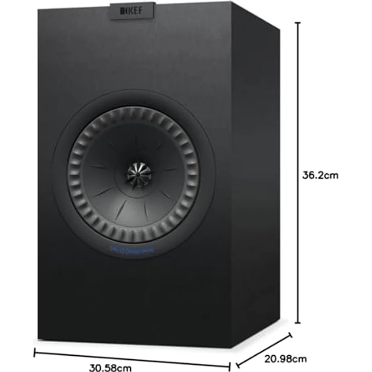 KEF Q350 schwarz Regallautsprecher - 15 Watt - schwarz (Paar) – Bild 9