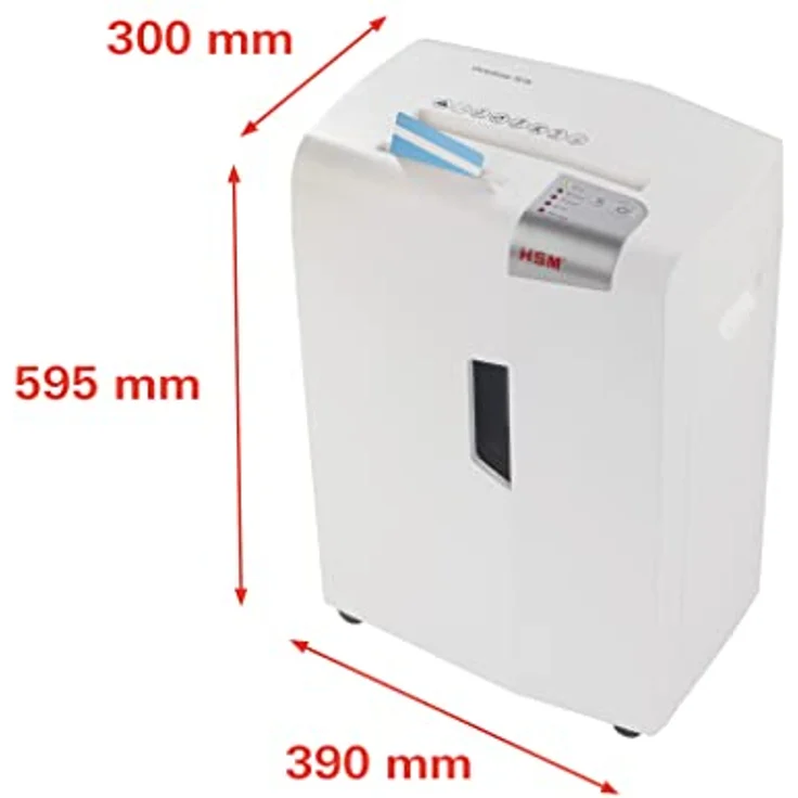 HSM shredstar X15 Aktenvernichter, Sicherheitsstufe P-4, 15 Blatt (Partikelschnitt) mit CD-Schredder - Preisvergleich – Bild 2