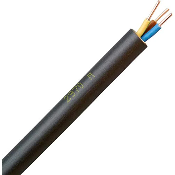 Kopp Erdkabel NYY-J 3 G 1.50 mm² Schwarz 153310045 10 m (153310045) – Bild 2
