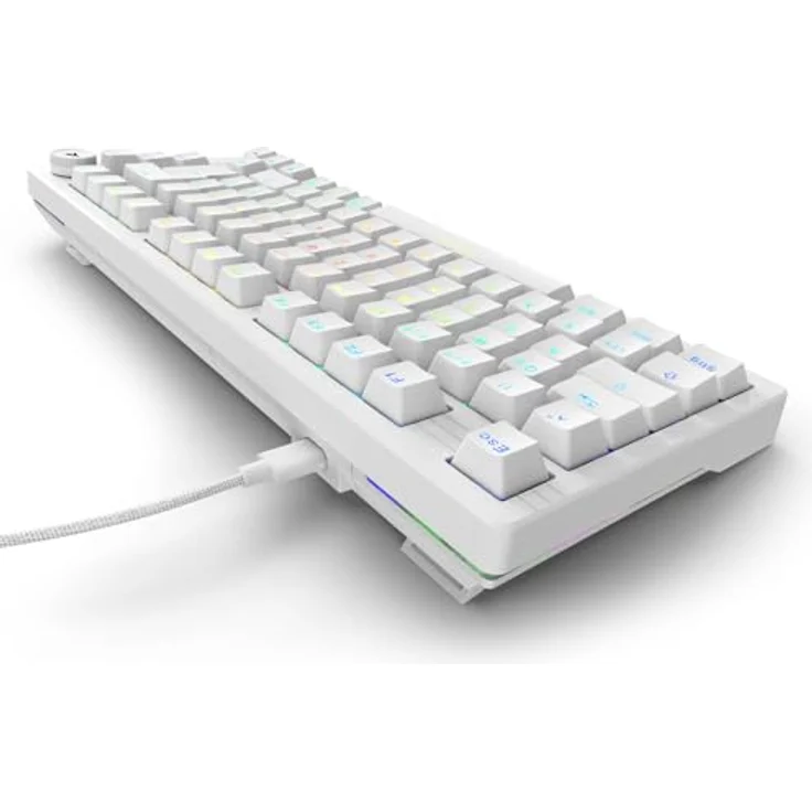 Sharkoon SKILLER SGK25, Gaming-Tastatur mit RGB-Beleuchtung und anpassbaren Huano-Schaltern, 75% Layout – Bild 8