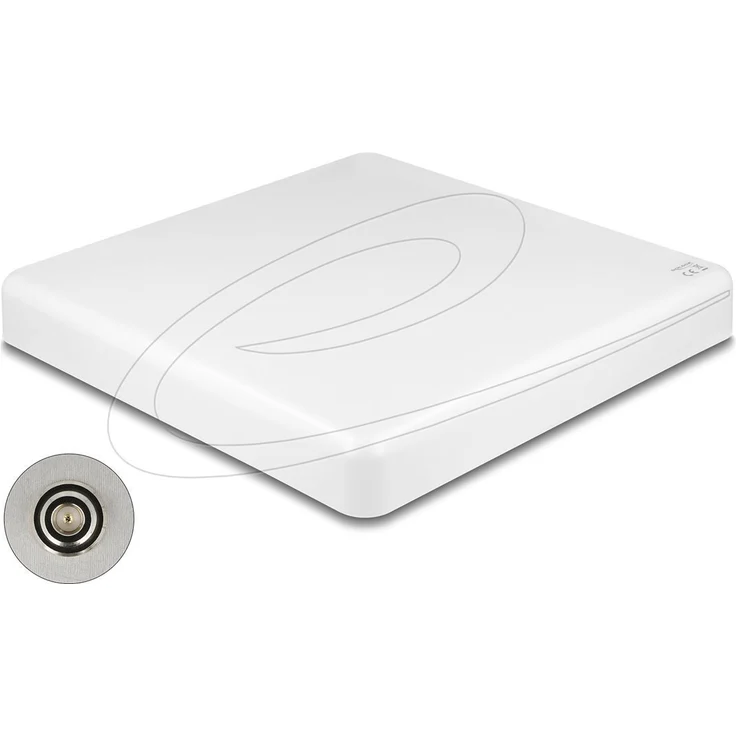 Delock WLAN-Antenne 9 dBi, gerichtete Patch-Antenne für Außenmontage mit Stangenbefestigung und Wandmontage