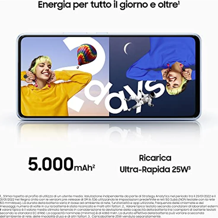 Samsung Galaxy A53 5G Android-Smartphone, Infinity-O FHD+ Display 6,5 Zoll ¹, 6 GB RAM und 128 GB interner Speicher, erweiterbar², Akku 5.000 mAh, Pfirsichorange – Bild 5