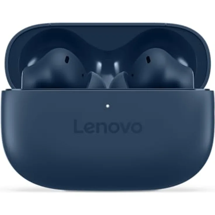 Lenovo Yoga True Wireless Stereo Earbuds, ANC Kopfhörer mit 36 h Akkulaufzeit, Kabellos, Blau