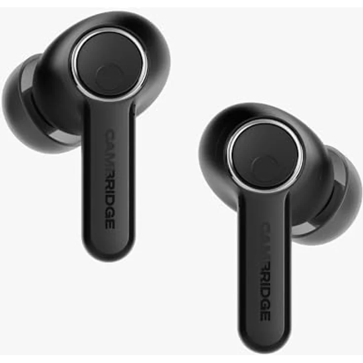 Cambridge Audio Melomania A100, In-Ear True Wireless Kopfhörer mit adaptiver aktiver Geräuschunterdrückung, aptX Lossless Bluetooth, bis zu 39 Stunden Akkulaufzeit, Schwarz – Bild 2