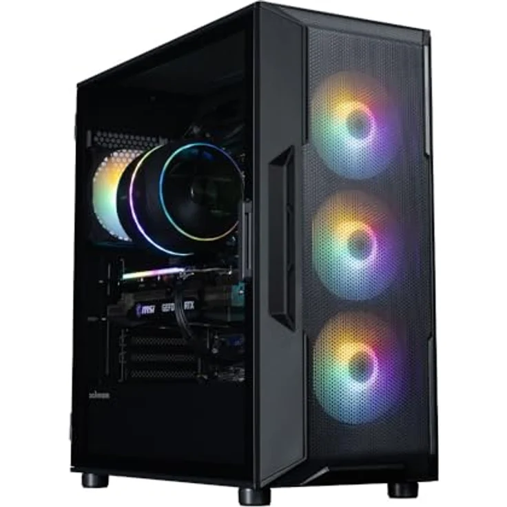 Zalman I3 NEO V2 BLACK, Midi Tower PC mit gehärtetem Glas, ATX/Mini-ITX, Schwarz, 3x 120 mm Lüfter – Bild 7