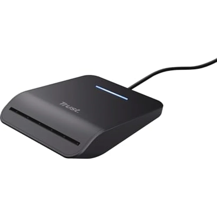 Trust Primo USB-C DNI Kartenlesegerät, FIPS 201 & ISO 7816 konform, Smartcard Reader mit 100 cm Kabel, Schwarz – Bild 5