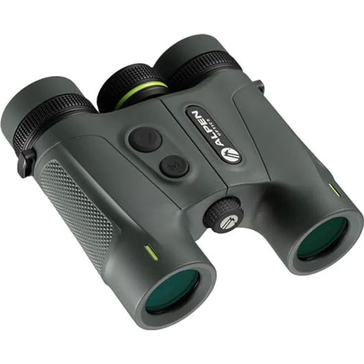 Alpen Optics APEX XP 7x24 LRF Fernglas mit Entfernungsmesser, Multicoating und LCD-Anzeige, robustes PPS-Gehäuse