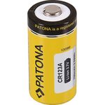 PATONA Akku CR123A 16340 Li-Ion 3,7V 700mAh, wiederaufladbare Zelle für Digitalkameras und LED-Taschenlampen