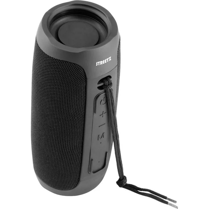 Streetz S350 Bluetooth Lautsprecher (4 h Akkubetrieb, 20 Watt), Schwarz