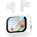 Avizar MY21, Bluetooth ANC Kopfhörer mit verbundenem Ladeetui und IPX5 Wasserfest, Weiß