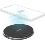Hama Wireless Charger, 10W, kabelloses Smartphone-Ladepad, Schwarz (10 W), Wireless Charger, Schwarz