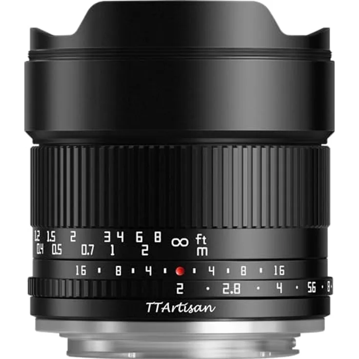 TTArtisan APS-C 10 mm F2 Weitwinkelobjektiv, Metallgehäuse, kompatibel mit Sony E Mount, 105-Grad-Blickwinkel, ideal für Landschafts- und Indoor-Fotografie