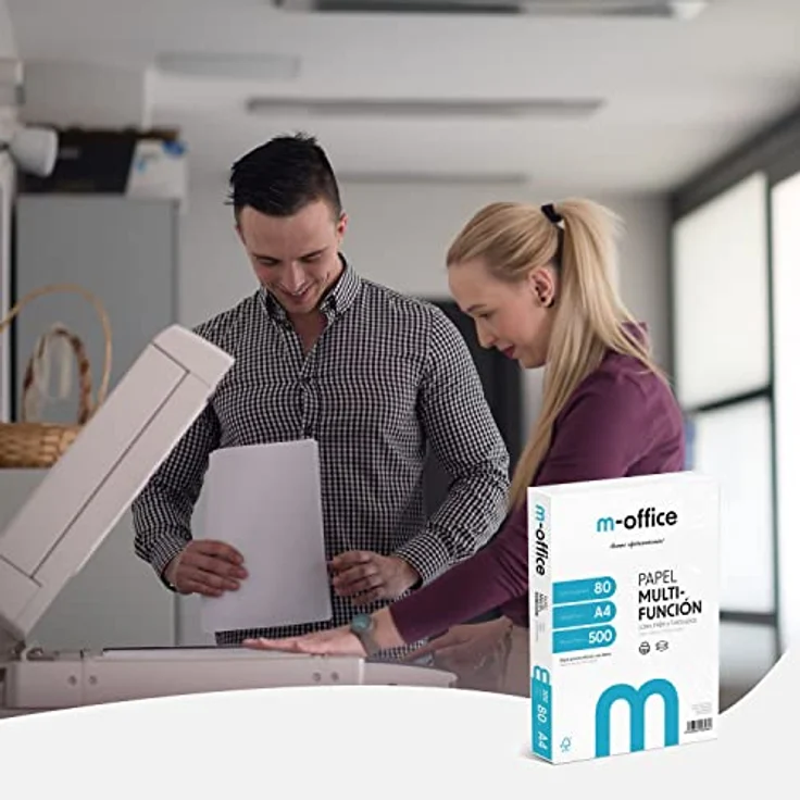 OFITURIA A4-Papier, 80 g, Packung mit 250 Blatt, Multifunktionspapier für Inkjet- und Laserdrucker, FSC-zertifiziert, 210 x 297 mm – Bild 3