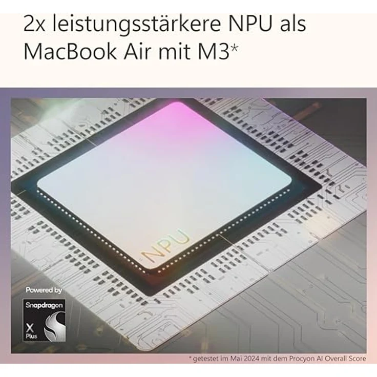 MICROSOFT Surface Pro 5G Copilot + PC, 13 Zoll Snapdragon X Plus, 16 GB RAM, 256 GB SSD, Platin, Windows 11 Home – Bild 3