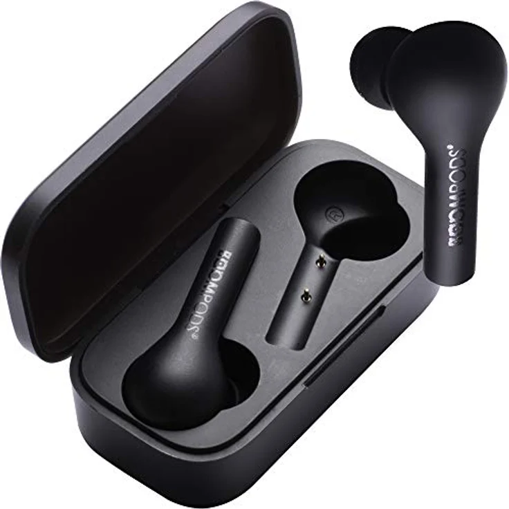 Boompods Bassline Bluetooth® Kopfhörer In Ear Headset, Magnetisch, Noise Cancelling, Touch-Steuerung Schwarz (BTWSBK) – Bild 2