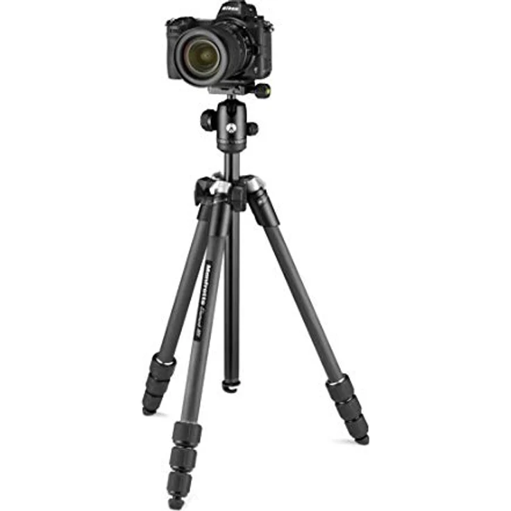 Manfrotto Element MII Mobile Bluetooth Carbon MKELMII4CMB-BH, leichtes Reisestativ mit Tragetasche, Arca-kompatiblem Kugelkopf, trägt bis zu 8 kg, für DSLR, CSC, Kompaktkameras und Smartphones – Bild 3