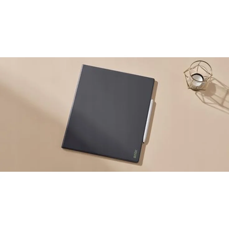 Onyx Boox Note Max Magnetic Cover Case, veganes Leder mit Standfunktion, cyan schwarz oder hellgrau – Bild 7
