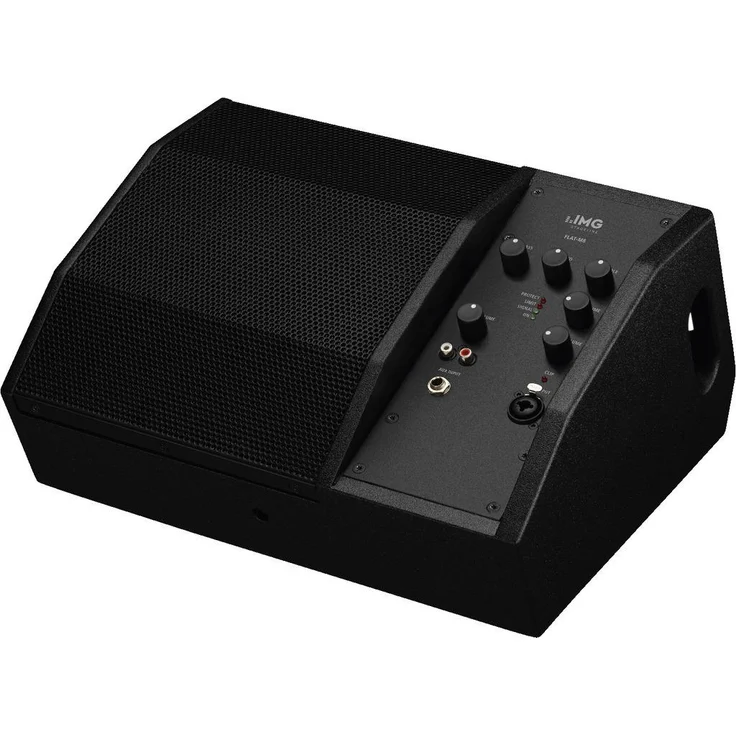 Img Stage Line Aktive PA-Bühnenmonitorbox, 1x 100 W, kompakt, Class-D-Verstärker, schwarz