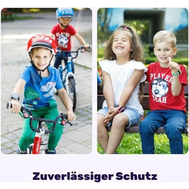 ANIO Protector Case 6, Schutzhülle und Displayschutz für Kinderuhr, kratzfest, stoßsicher, einfache Montage, volle Touchscreen-Funktionalität, Hibiscus – Bild 3