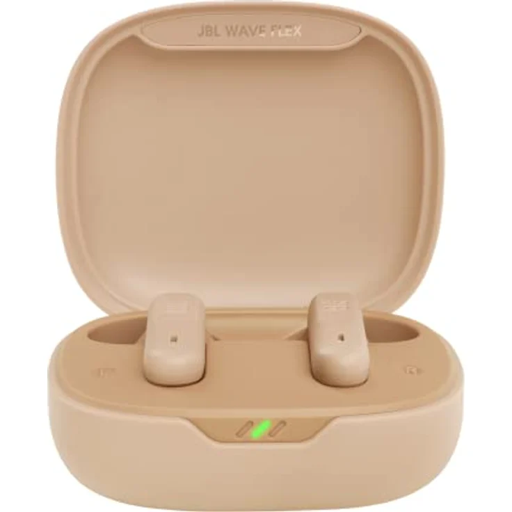 JBL Wave Flex – Kabellose In-Ear Ohrhörer mit IP54- und IPX2-Wasserdichtigkeit – TalkThru- und AmbientAware-Technologie – 32 Stunden Akkulaufzeit – In Beige – Bild 2