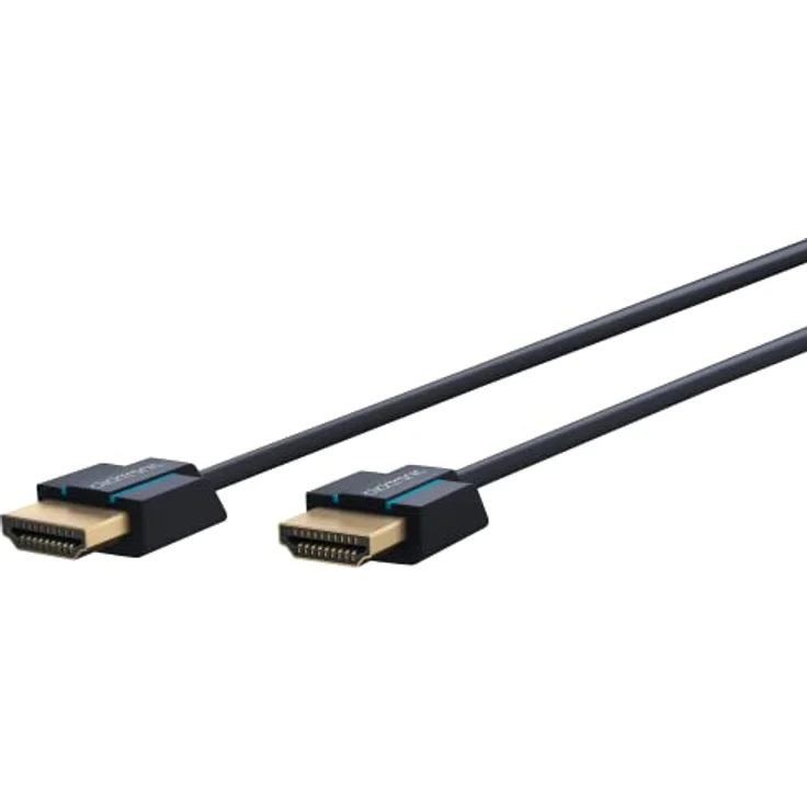 Clicktronic Casual Ultraslim High Speed HDMI Kabel mit Ethernet,4K Ultra HD, 3D-TV, ARC, 1.0 m – Bild 2