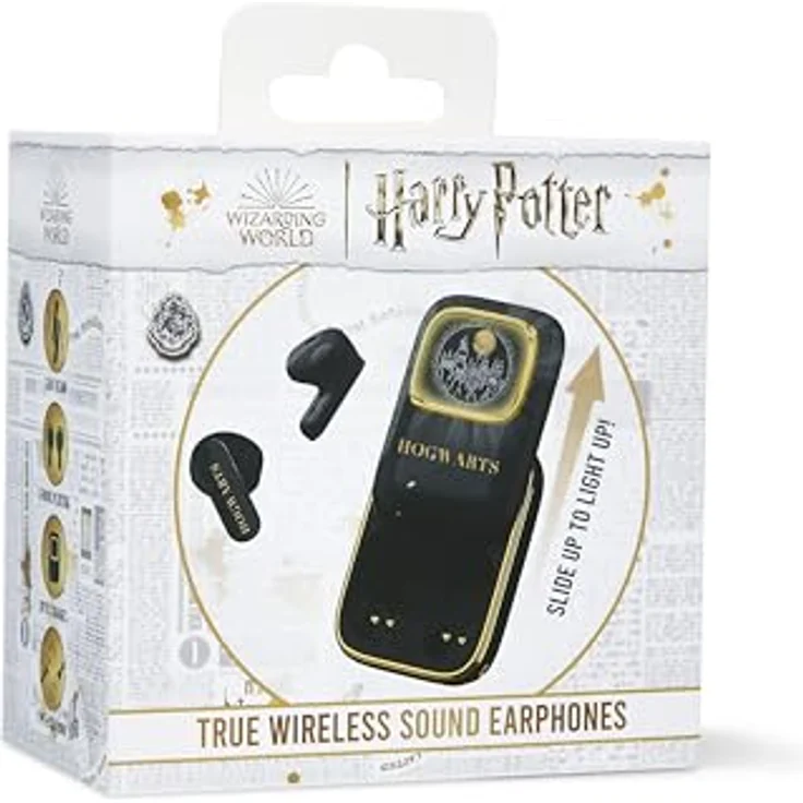 OTL Harry Potter Hogwarts Slide TWS-Ohrhörer mit Ladehülle In-Ear-Kopfhörer (Bluetooth, Smart Touch Control) - Harry Potter Design – Bild 6