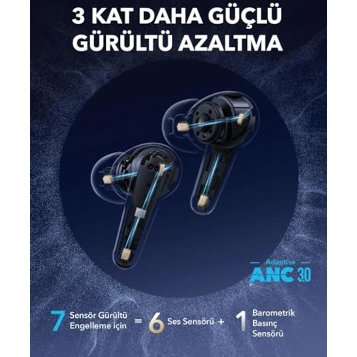 Anker Soundcore Liberty 4 Pro, In-Ear Kopfhörer mit Hi-Res-Audio und aktiver Geräuschunterdrückung, schwarz – Bild 3