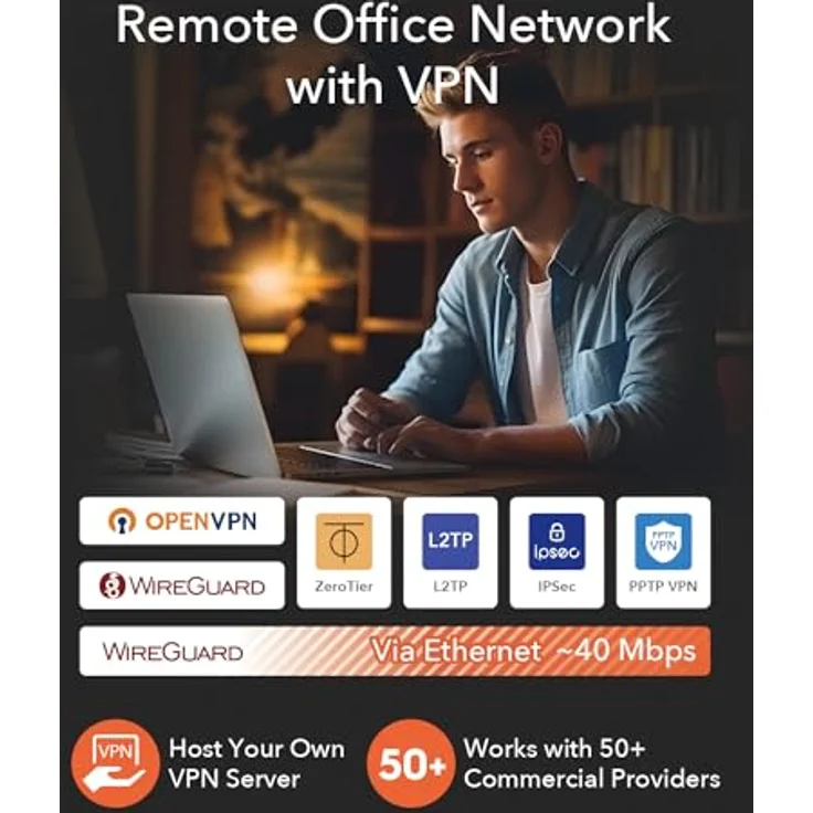 Cudy AC1200 WLAN-Reiserouter TR1200, Extender/Repeater für Hotels, WISP, VPN, USB - Taschenformat, 867 Mbps + 300 Mbps, Schwarz - Preisvergleich – Bild 3