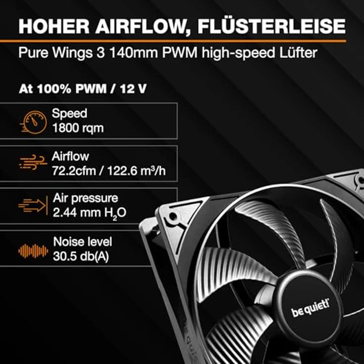be quiet! Pure Loop 3, 280mm Wasserkühlung mit effizienter Kühltechnologie und leiser Betrieb – Bild 4