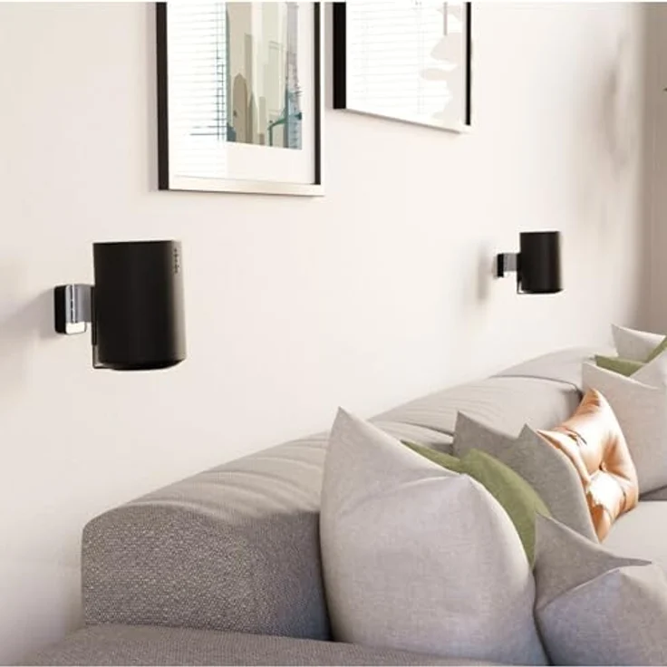 Vogel's SWM 4111, Wandhalterung für Sonos Era 100, schwarz, neig- und schwenkbar, maximal 2 kg Traglast – Bild 3