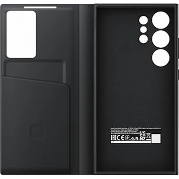 Samsung Smart View Wallet Smartphone Case EF-ZS928 für Galaxy S24 Ultra, Handy-Hülle, Kartenfach, Sichtfenster, Black – Bild 5