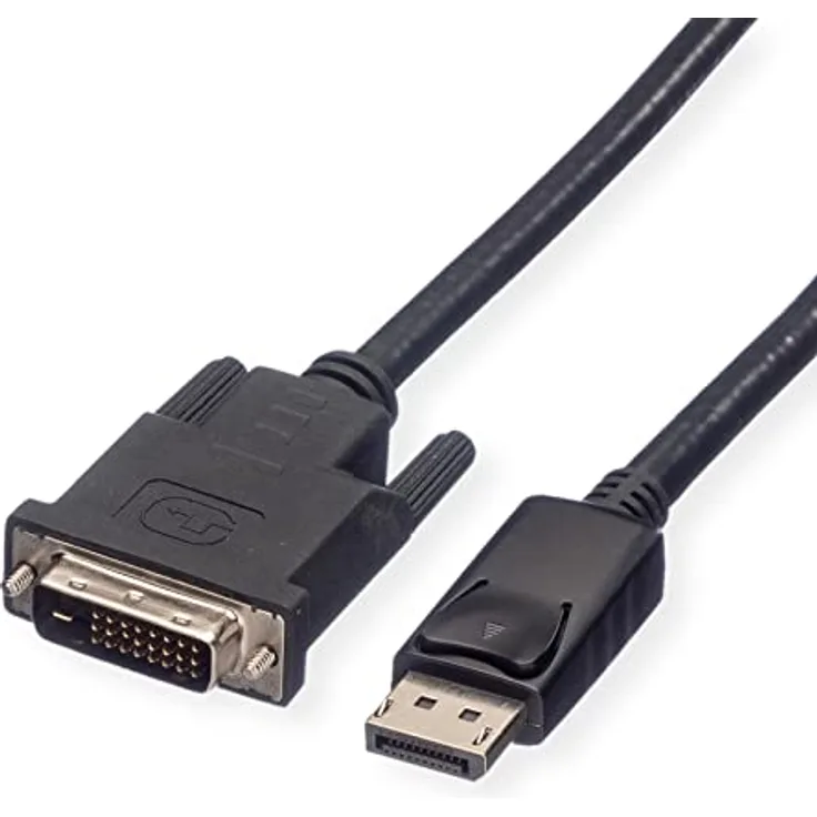 ROLINE DisplayPort Kabel DP ST - DVI ST, LSOH, schwarz, 1,5 m