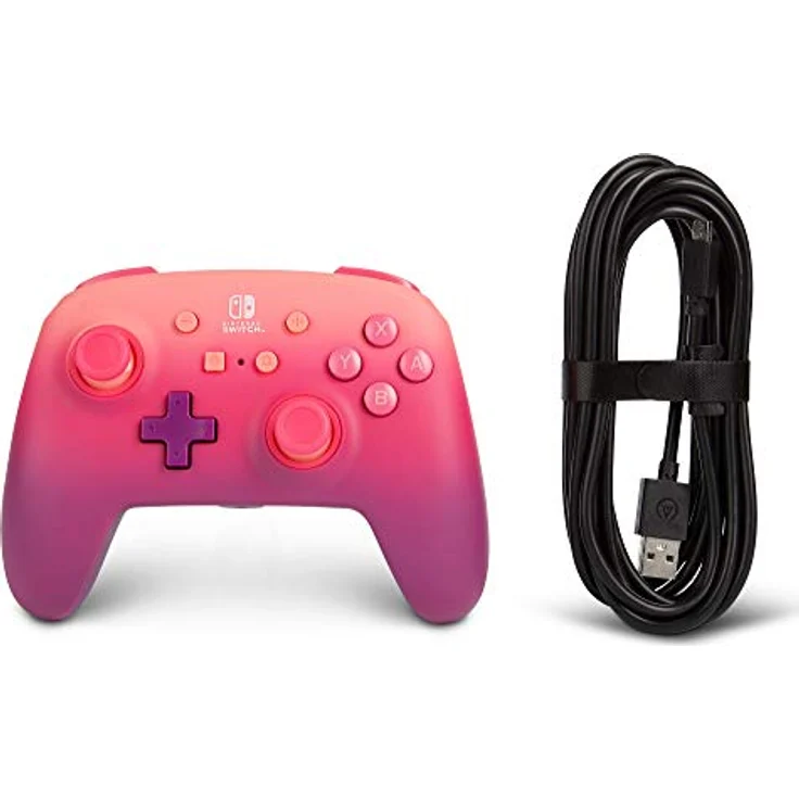 PowerA Enhanced Wired Controller - Fuchsia Fantasy Pink (1518602-01) (Switch) – Bild 7