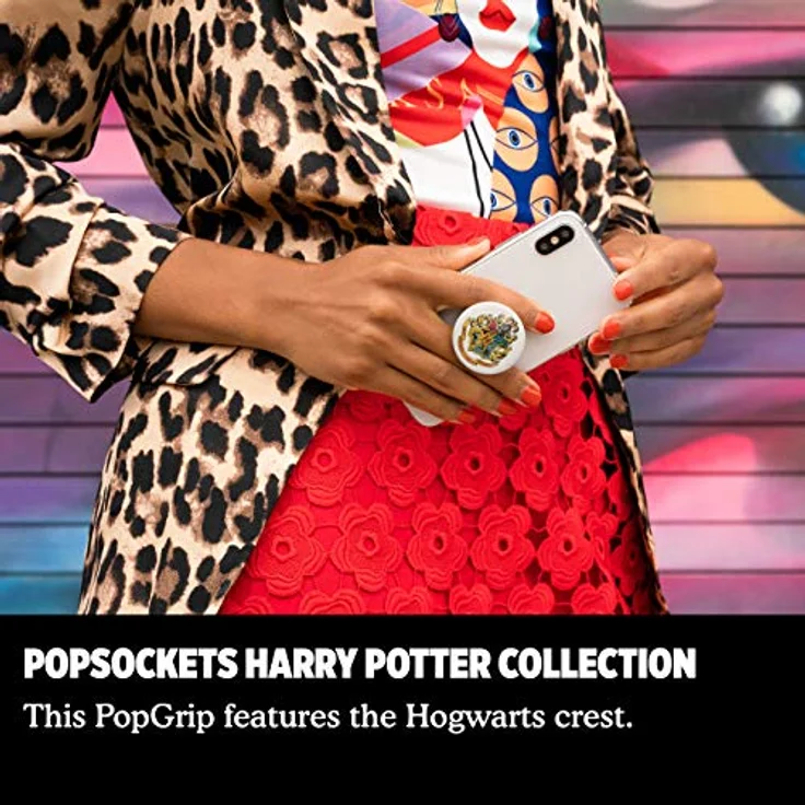 PopSockets PopGrip - Ausziehbarer Sockel und Griff für Smartphones und Tablets mit einem Austauschbarem Top - Hogwarts – Bild 6