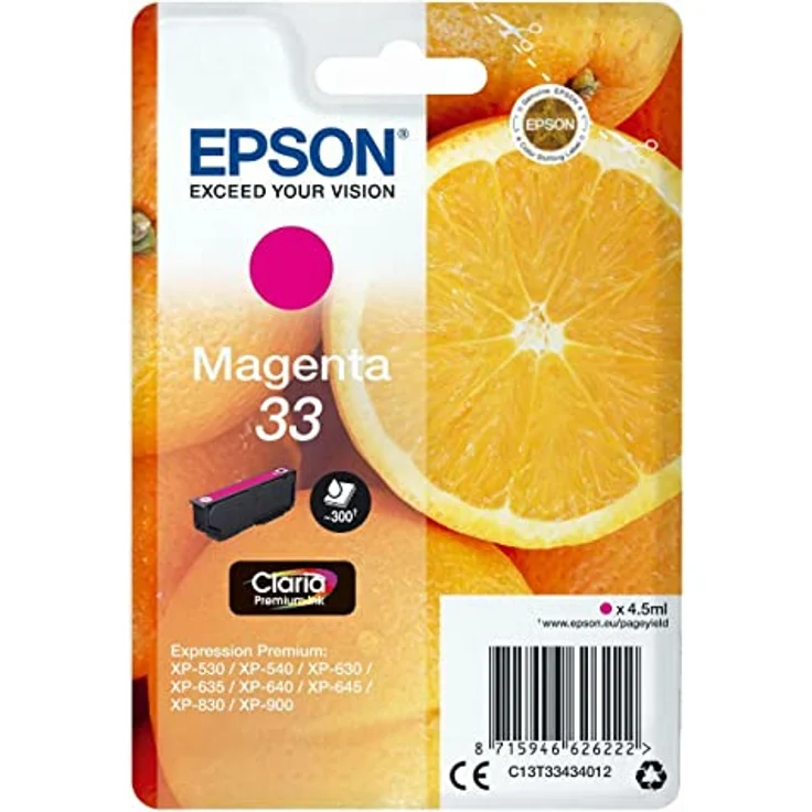 Epson C13T33434022 Magenta Original Tintenpatronen Pack of 1 – Bild 2