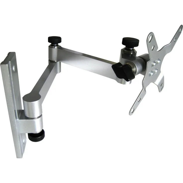 Drall Instruments L52S TV-Wandhalterung, schwenkbar neigbar, bis 32 Zoll, silber