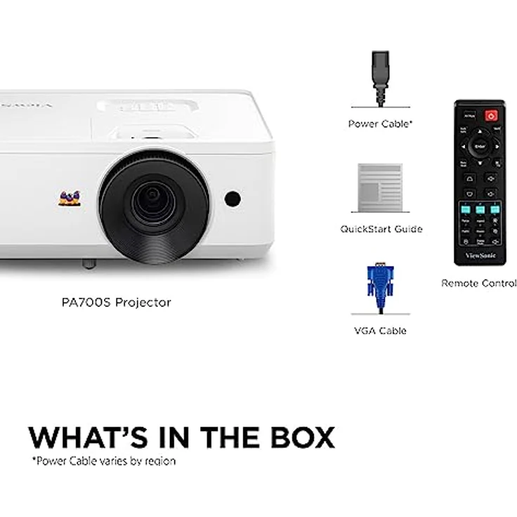 ViewSonic PA700S, Schul Beamer mit 4.500 ANSI-Lumen, SVGA Auflösung und zwei HDMI-Anschlüssen – Bild 7