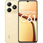 realme Smartphone C61 128GB 6GB Sparkle Gold, 6,5 Zoll Display, Quad-Kamera