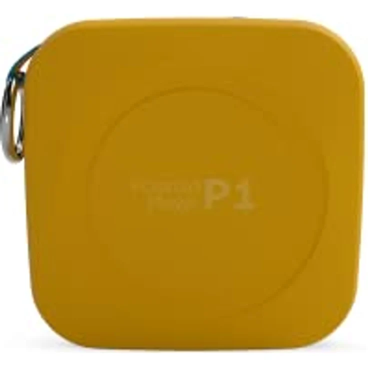 Polaroid P1 Music Player (Yellow) - Super Portable Wireless Bluetooth Speaker Rechargeable with IPX5 Waterproof and Dual Stereo Pairing – Bild 4