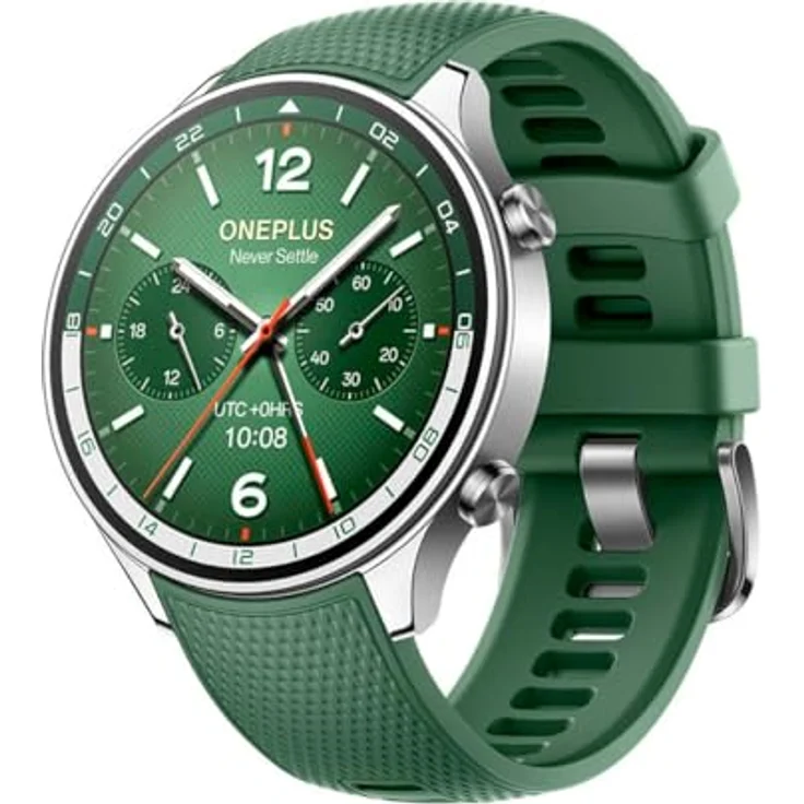 ONEPLUS Watch 2R 47 mm Bluetooth Grün (Waldgrün) - Smartwatch mit Zwei Jahre Garantie – Bild 1