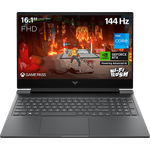 HP Victus Gaming 16-r1356ng, 16,1 Zoll Notebook mit Intel® Core™ i5-14500HX, 16 GB RAM, 512 GB SSD, NVIDIA GeForce RTX™ 4060, Schwarz, Windows 11 Home